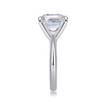 Carissie Square Four - Prong Solitaire Engagement Ring