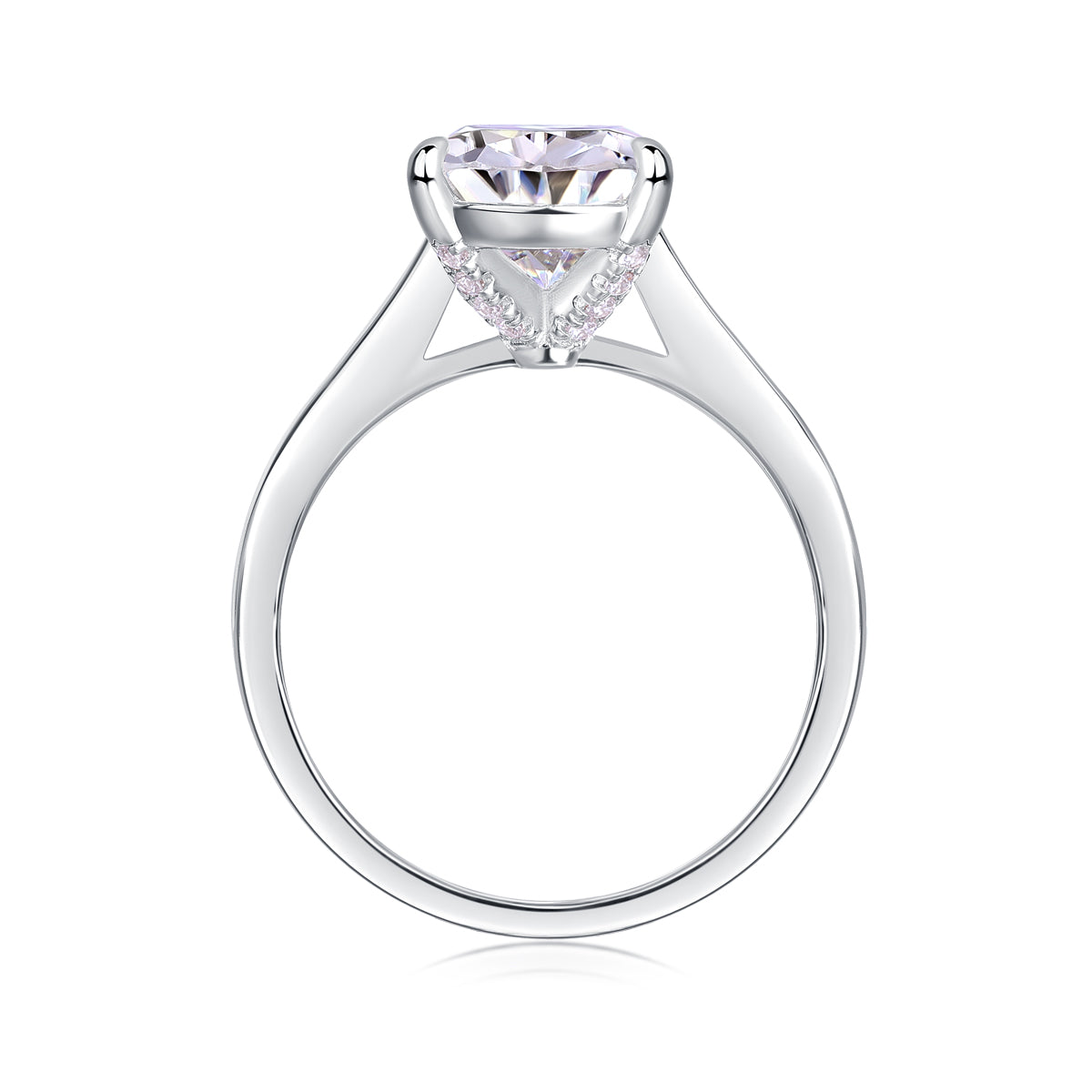 Carissie Vintage Pear Shaped Solitaire Engagement Ring