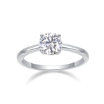 Carissie Timeless Elegant Round Solitaire Engagement Ring 1 Ct
