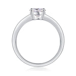 Carissie Timeless Elegant Round Solitaire Engagement Ring 1 Ct