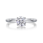 Carissie Timeless Elegant Round Solitaire Engagement Ring 1 Ct