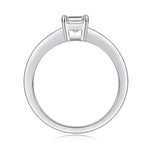 Carissie Emerald Cut Prong Solitaire Engagement Ring