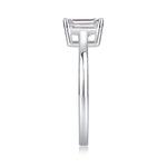 Carissie Emerald Cut Prong Solitaire Engagement Ring