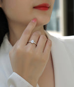 Carissie Emerald Cut Prong Solitaire Engagement Ring
