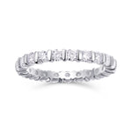 Carissie Round Channel-Set Full Eternity Wedding Band