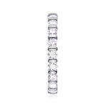 Carissie Round Channel-Set Full Eternity Wedding Band