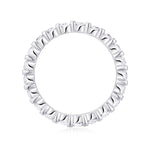 Carissie Round Channel-Set Full Eternity Wedding Band