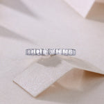 Carissie Round Channel-Set Full Eternity Wedding Band