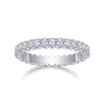 Carissie Vintage Multi Row Pave Full Eternity Band