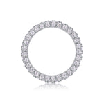Carissie Vintage Multi Row Pave Full Eternity Band