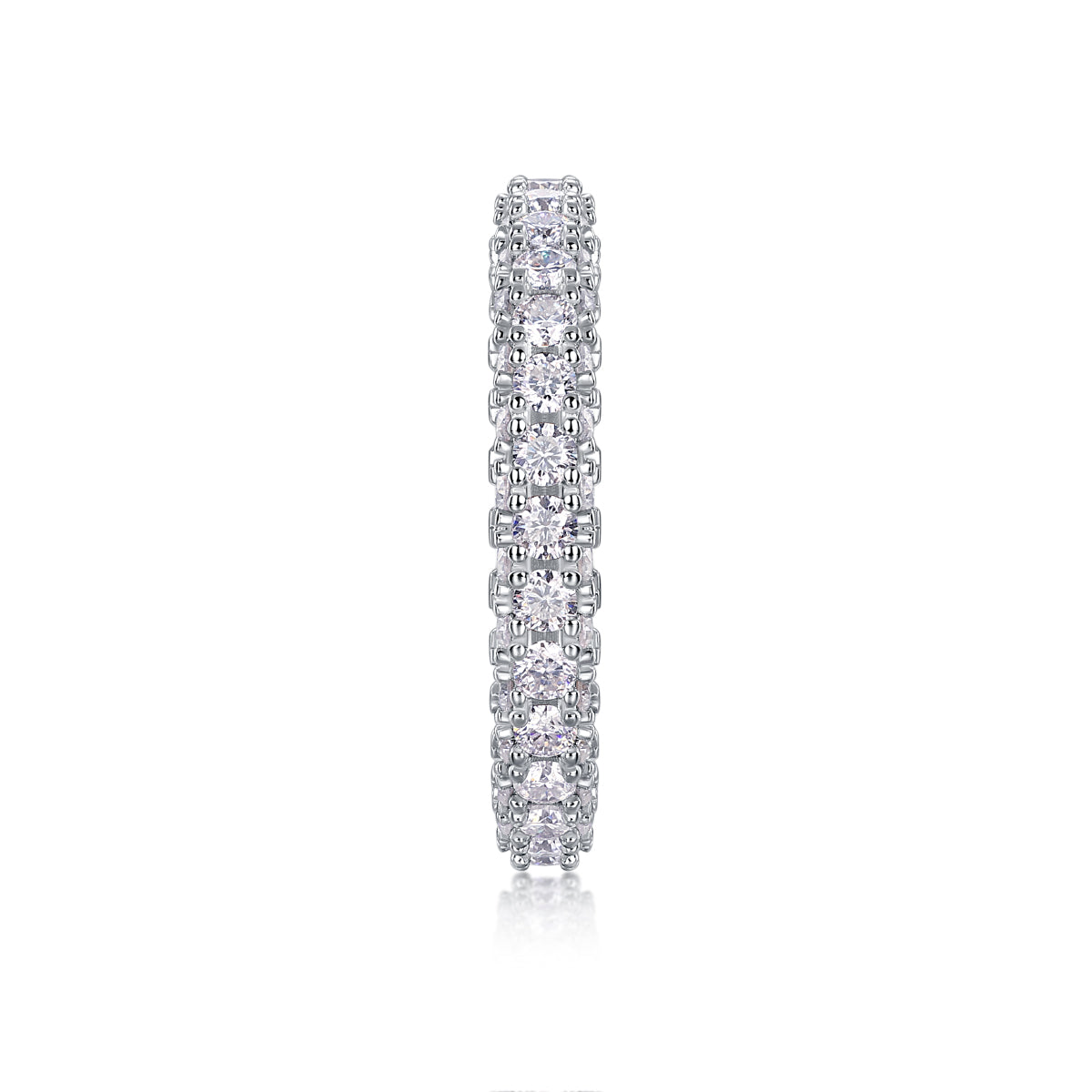 Carissie Vintage Multi Row Pave Full Eternity Band