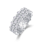 Carissie Intricate Bubble Cluster Openwork Statement Band