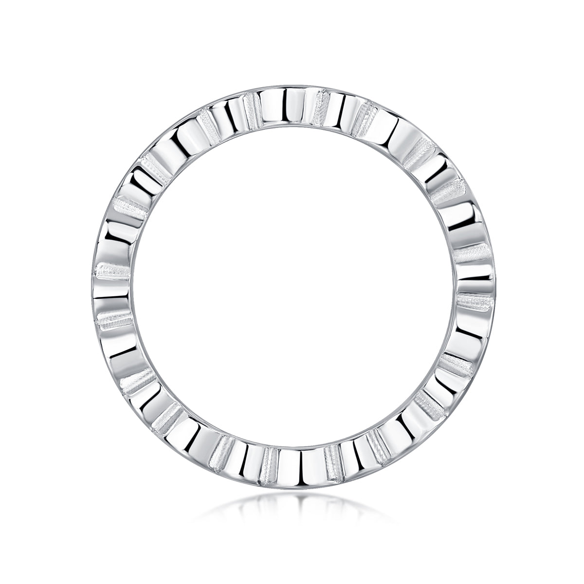 Carissie Classic Marquise Round Alternating Eternity Band