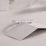 Carissie Classic Marquise Round Alternating Eternity Band