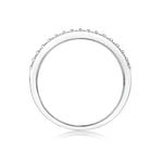 Carissie Classic Multi-Row Pave Eternity Wedding Band