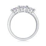 Carissie Classic Round Trilogy Prong Engagement Ring 50 pt
