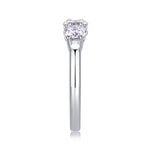 Carissie Classic Round Trilogy Prong Engagement Ring 50 pt