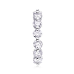 Carissie Round Cut Interlocking Full Eternity Band