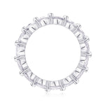 Carissie Round Cut Interlocking Full Eternity Band