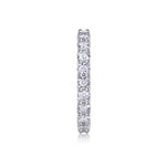 Carissie Round Twisted Weave Prong-Set Eternity Band