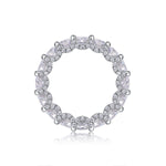 Carissie Round Shared Prong Full Eternity Wedding Band