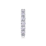 Carissie Round Shared Prong Full Eternity Wedding Band