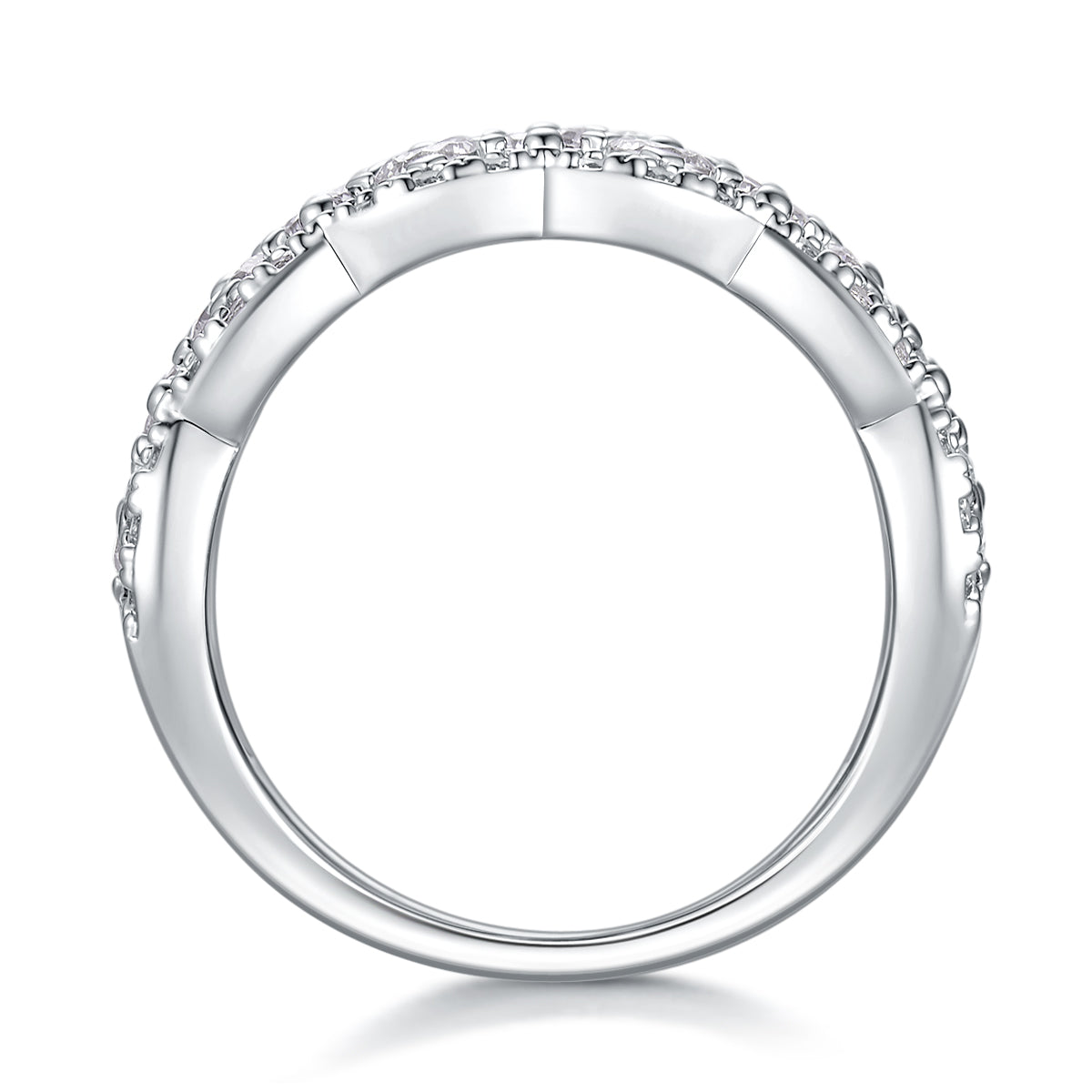 Carissie Ornate Filigree Cluster Lattice Cocktail Ring