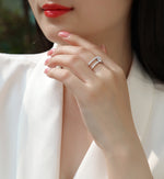 Carissie Classic Twist Knot Cluster Statement Ring