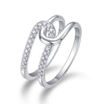 Carissie Classic Twist Knot Cluster Statement Ring