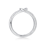 Carissie Classic Twist Knot Cluster Statement Ring