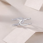 Carissie Classic Twist Knot Cluster Statement Ring