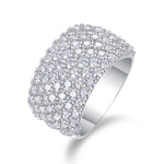 Carissie Classic Multi-Row Cluster Statement Ring