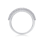 Carissie Classic Multi-Row Cluster Statement Ring
