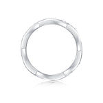 Carissie Vintage Twist Intertwined Double Row Eternity Band
