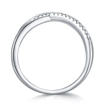 Carissie Twisted Interlocking Pavé Fashion Statement Ring