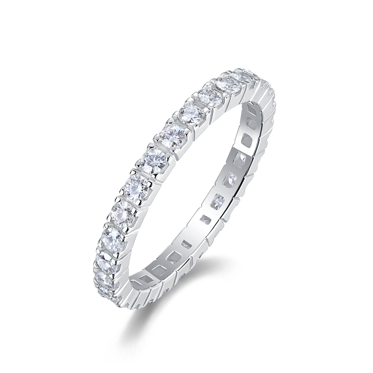 Carissie Vintage Round Channel Full Eternity Ring