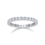 Carissie Vintage Round Channel Full Eternity Ring