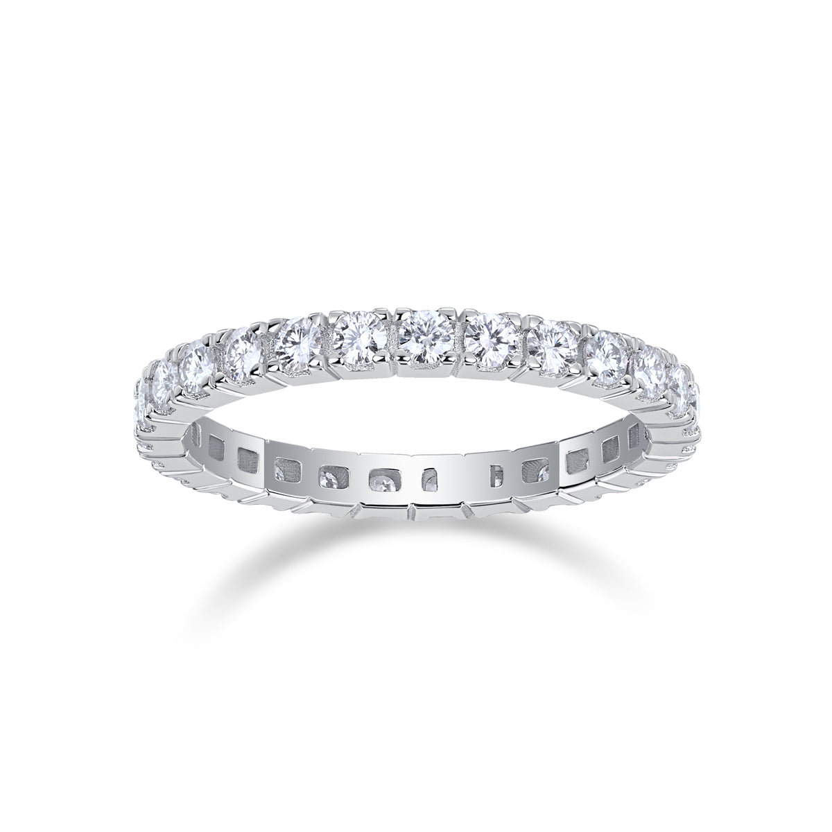 Carissie Vintage Round Channel Full Eternity Ring