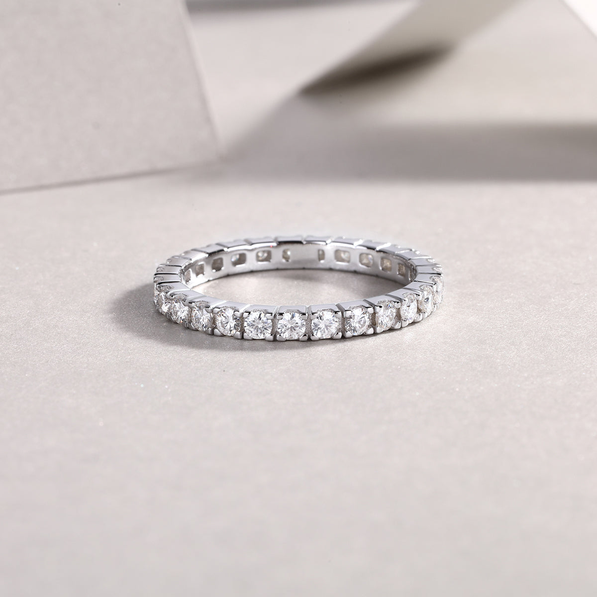 Carissie Vintage Round Channel Full Eternity Ring