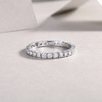 Carissie Vintage Round Channel Full Eternity Ring