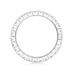 Carissie Classic Multi-Row Full Pave Wedding Band