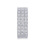 Carissie Classic Multi-Row Full Pave Wedding Band