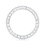 Carissie Classic Double Row Channel Eternity Band