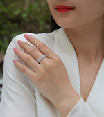 Carissie Classic Double Row Channel Eternity Band