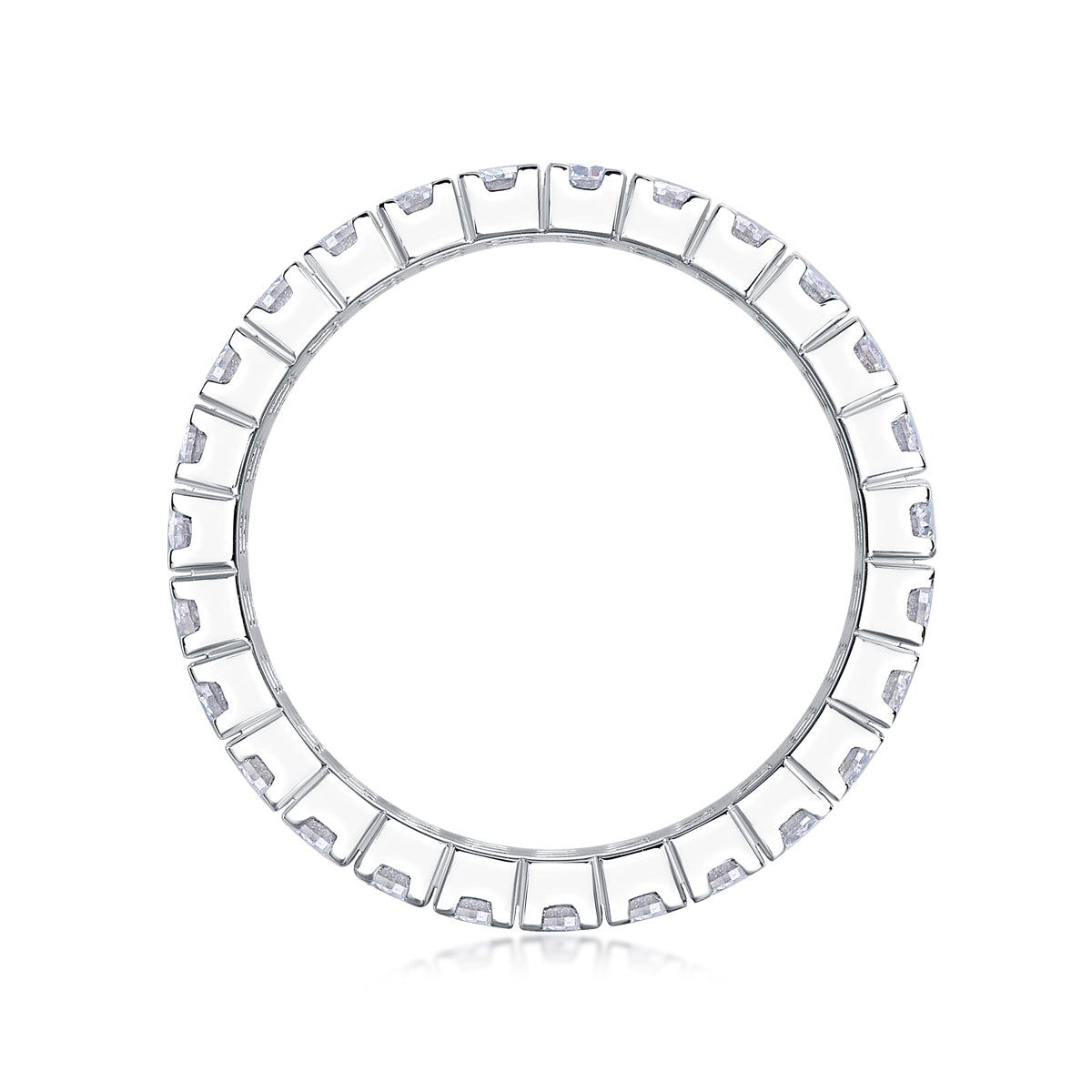 Carissie Elegant Multi-Row Pave Cluster Statement Band