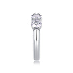 Carissie Classic Round Prong Cluster Wedding Band