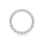Carissie Vintage Multi-Row Bezel Cluster Eternity Band