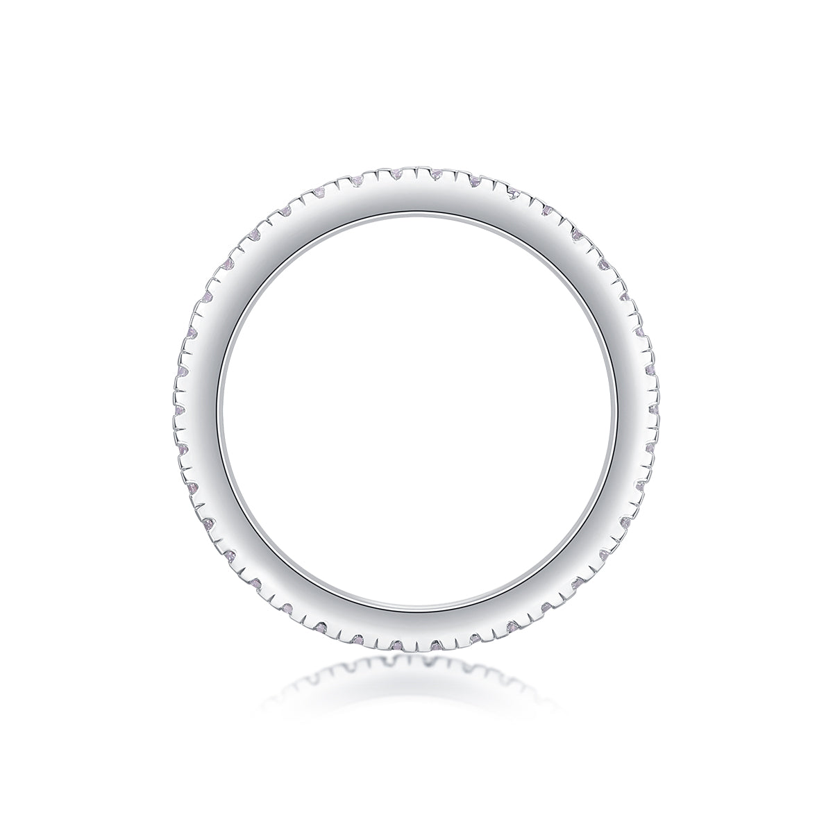 Carissie Vintage Multi-Row Cluster Eternity Wedding Band