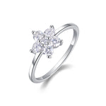 Carissie Vintage Flower Cluster Prong Statement Ring