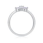 Carissie Vintage Flower Cluster Prong Statement Ring